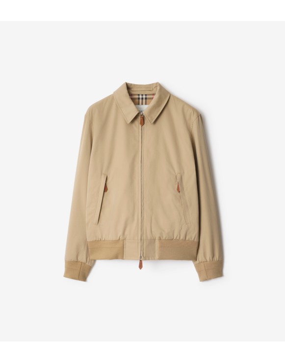 Veste Harrington en gabardine