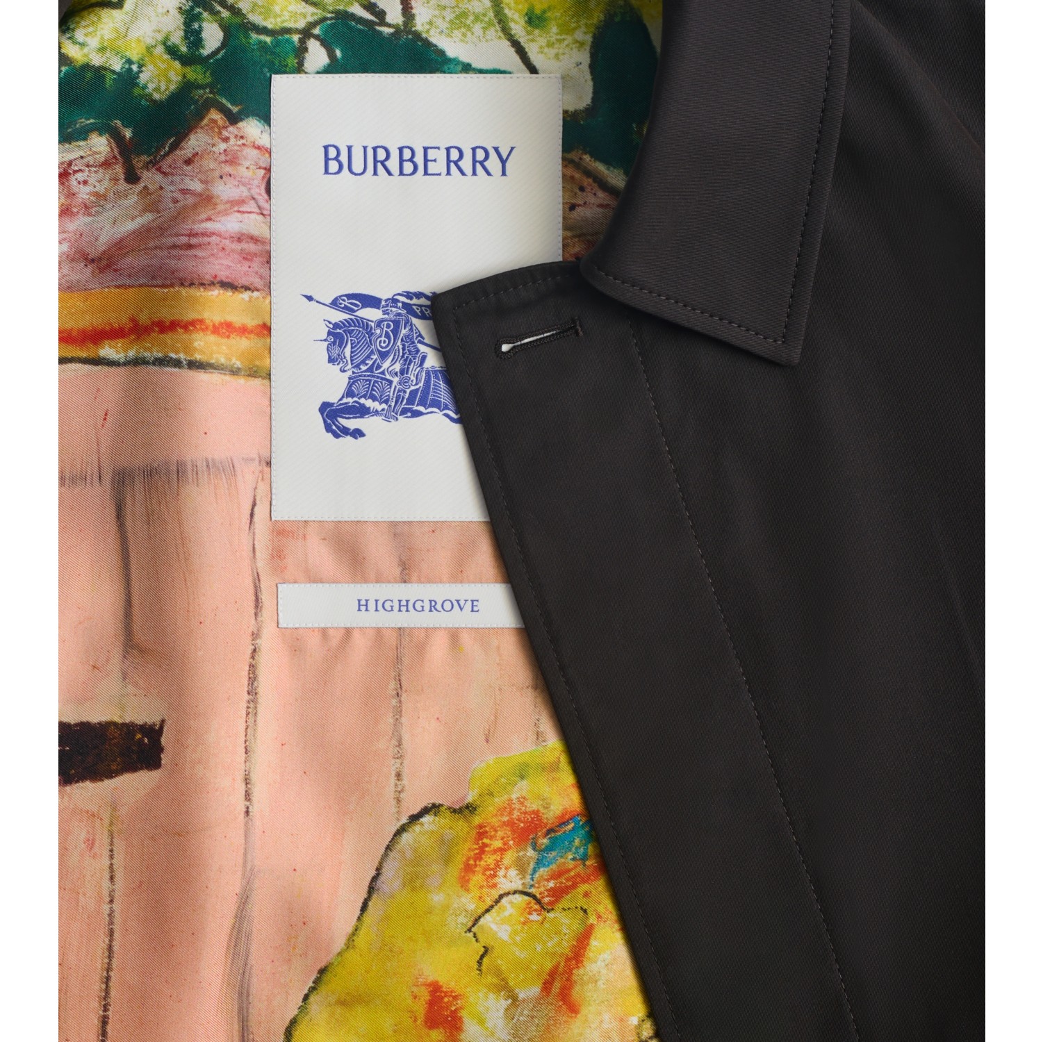 Long Highgrove Gabardine Car Coat