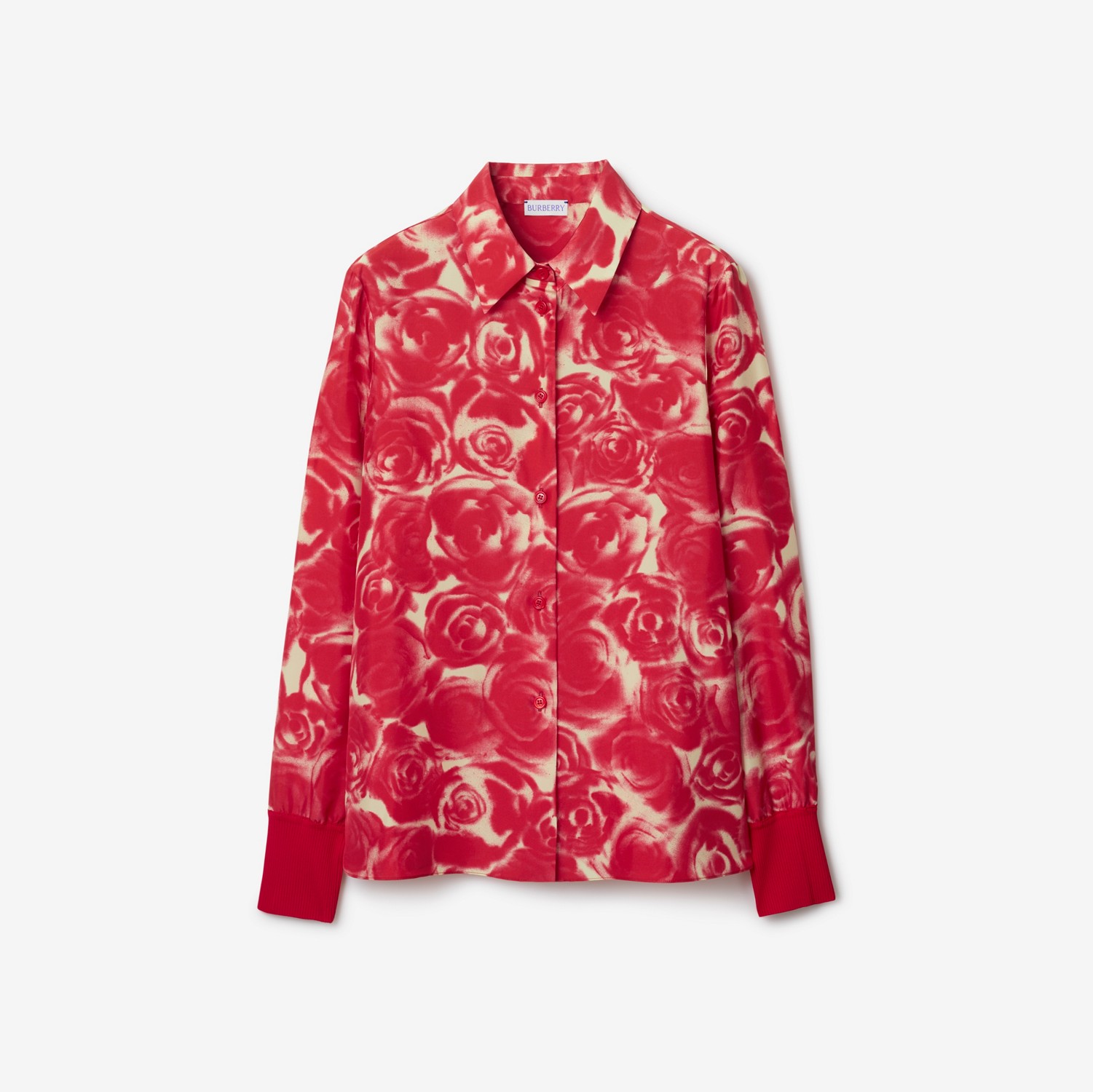 Rose Silk Shirt