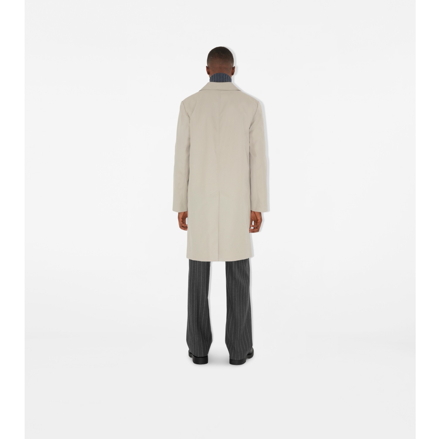 Langer Baumwollmisch-Car Coat