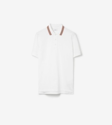 コットン ポロシャツ (ホワイト) | Burberry®公式サイト - バーバリー