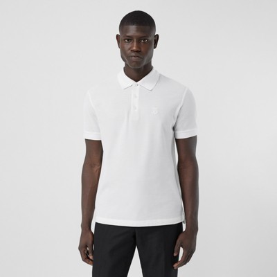 white polo shirt with logo