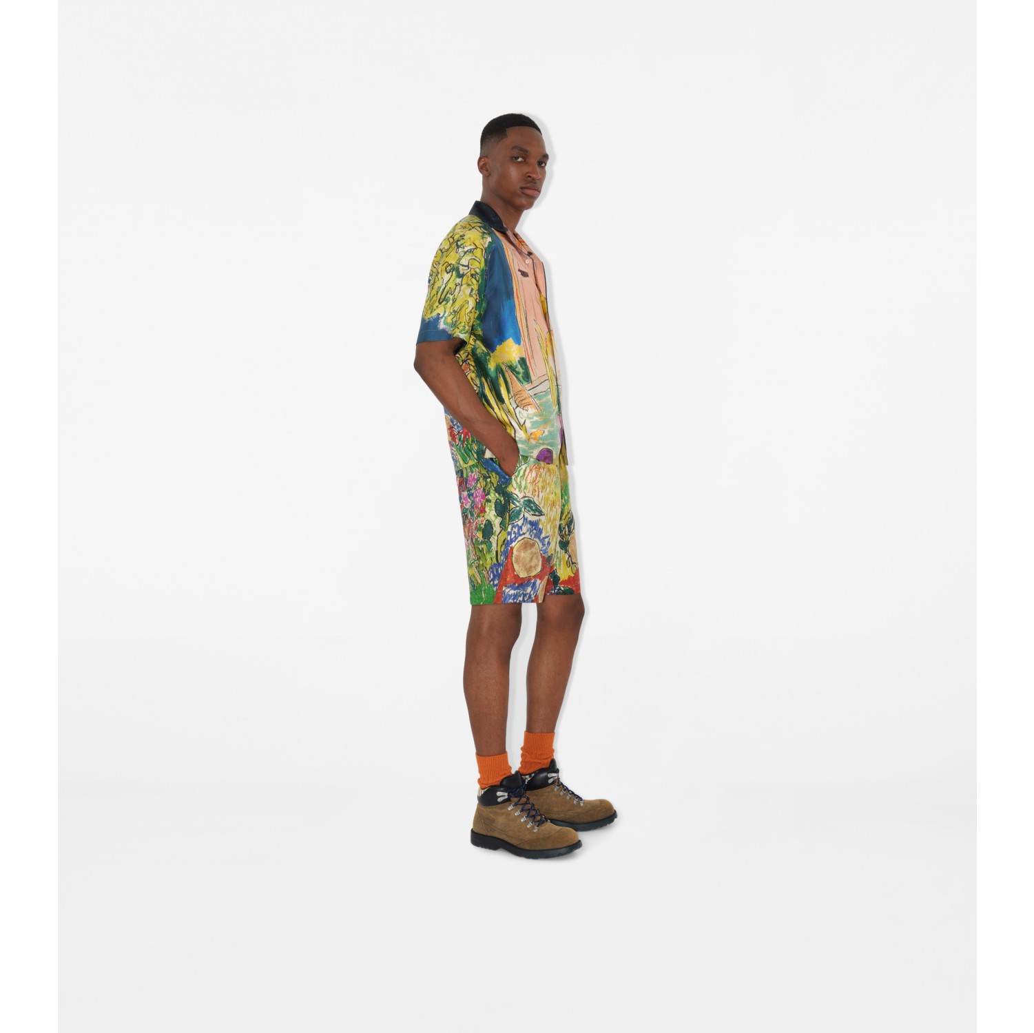 Highgrove Fountain Silk Shorts