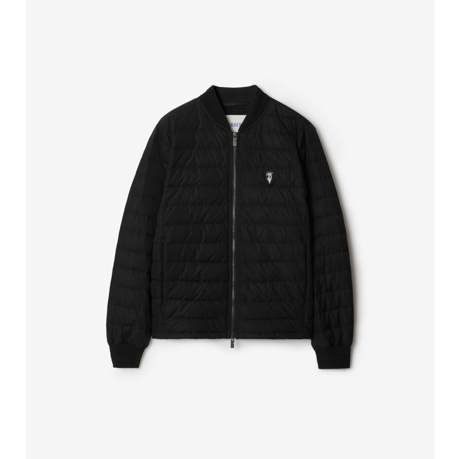 Dalham Puffer Jacket in Black Men Nylon Burberry Official