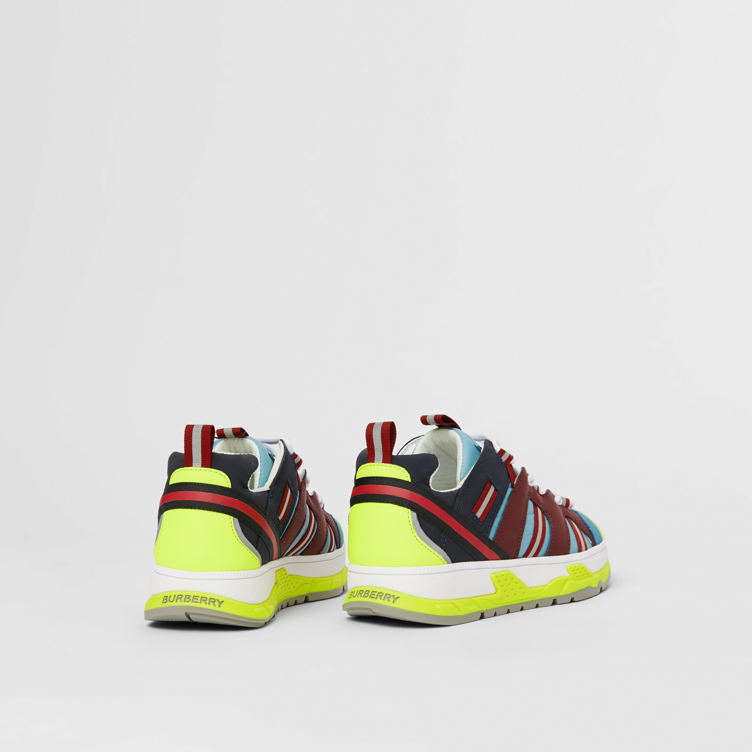mesh and nubuck union sneakers