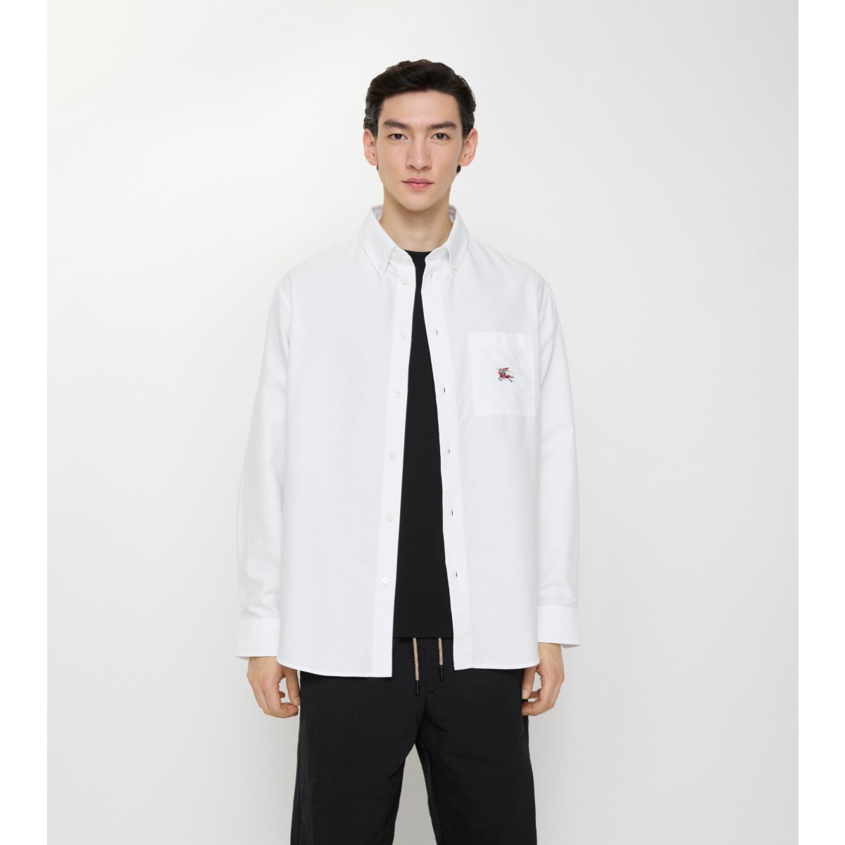  Embroidered Relaxed Fit EKD Oxford Shirt