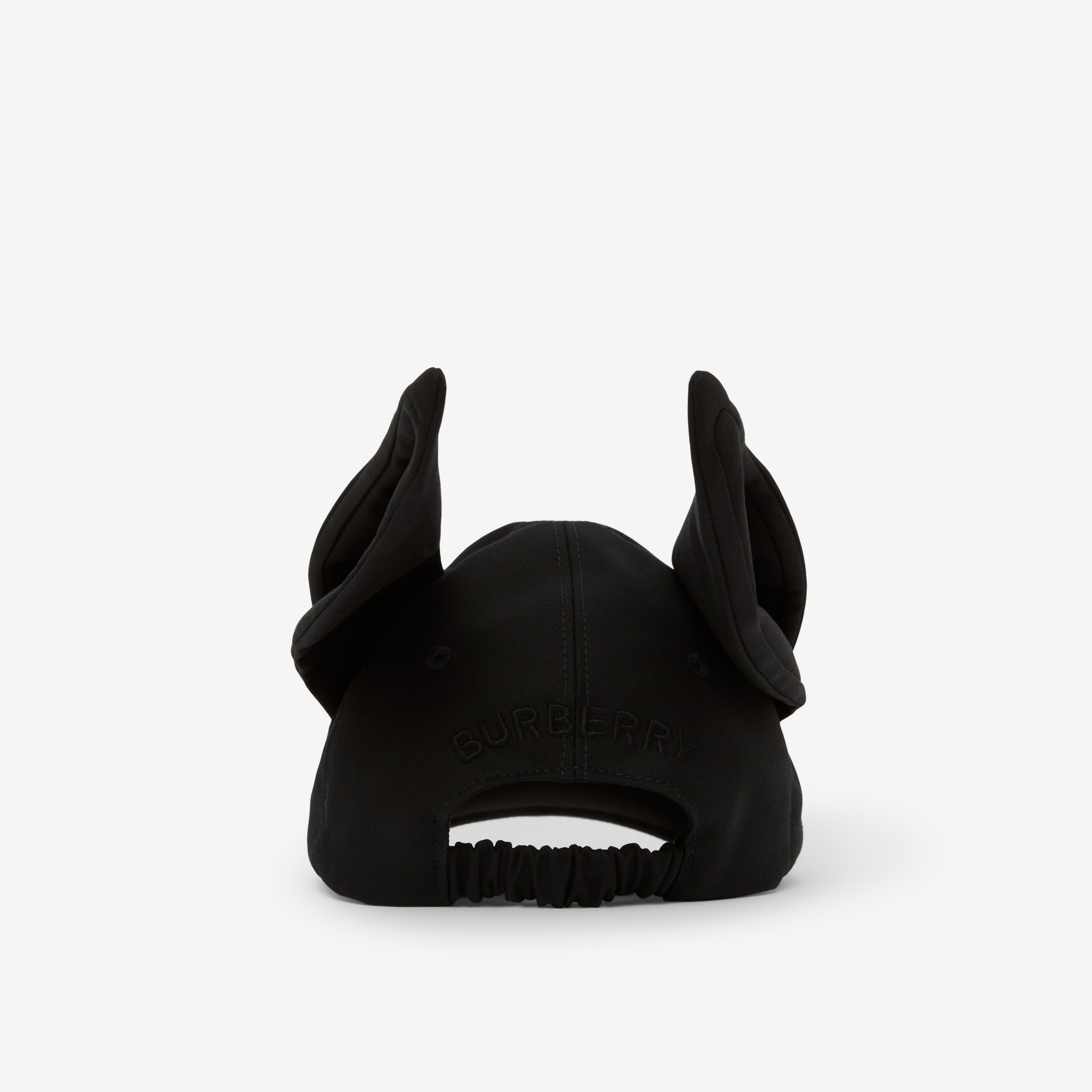 Gorra de béisbol en algodón de gabardina con orejas de conejo (Negro) - Niños | Burberry® oficial - 2