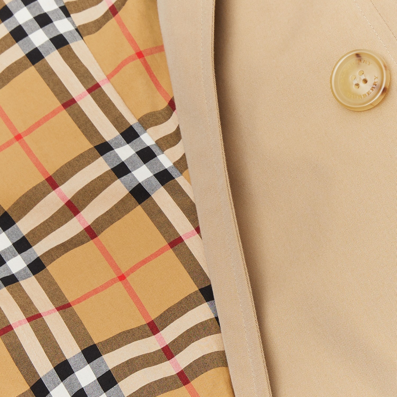 The Chelsea - Trench coat Heritage médio (Mel) - Mulheres | Burberry® oficial