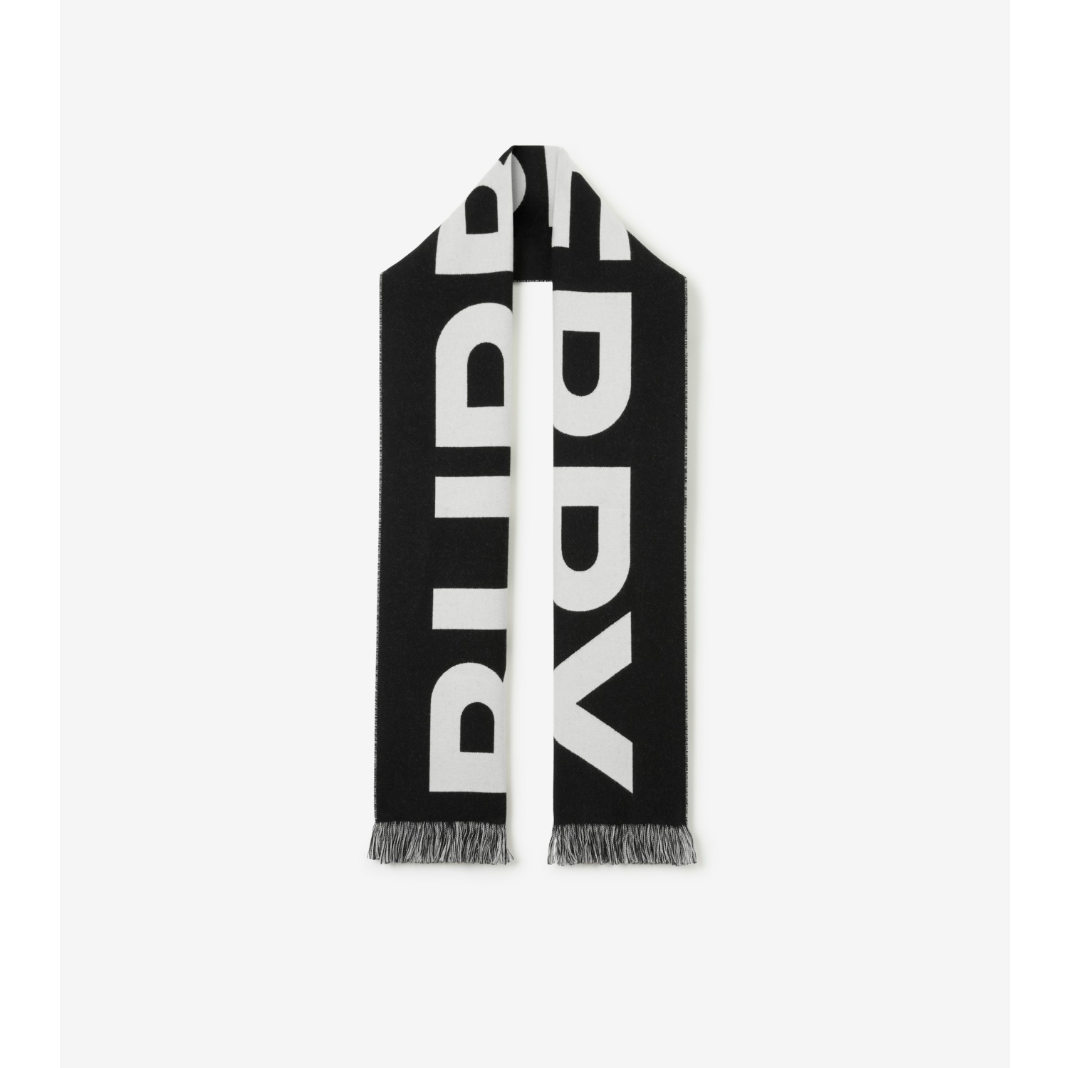 Logo Wool Scarf