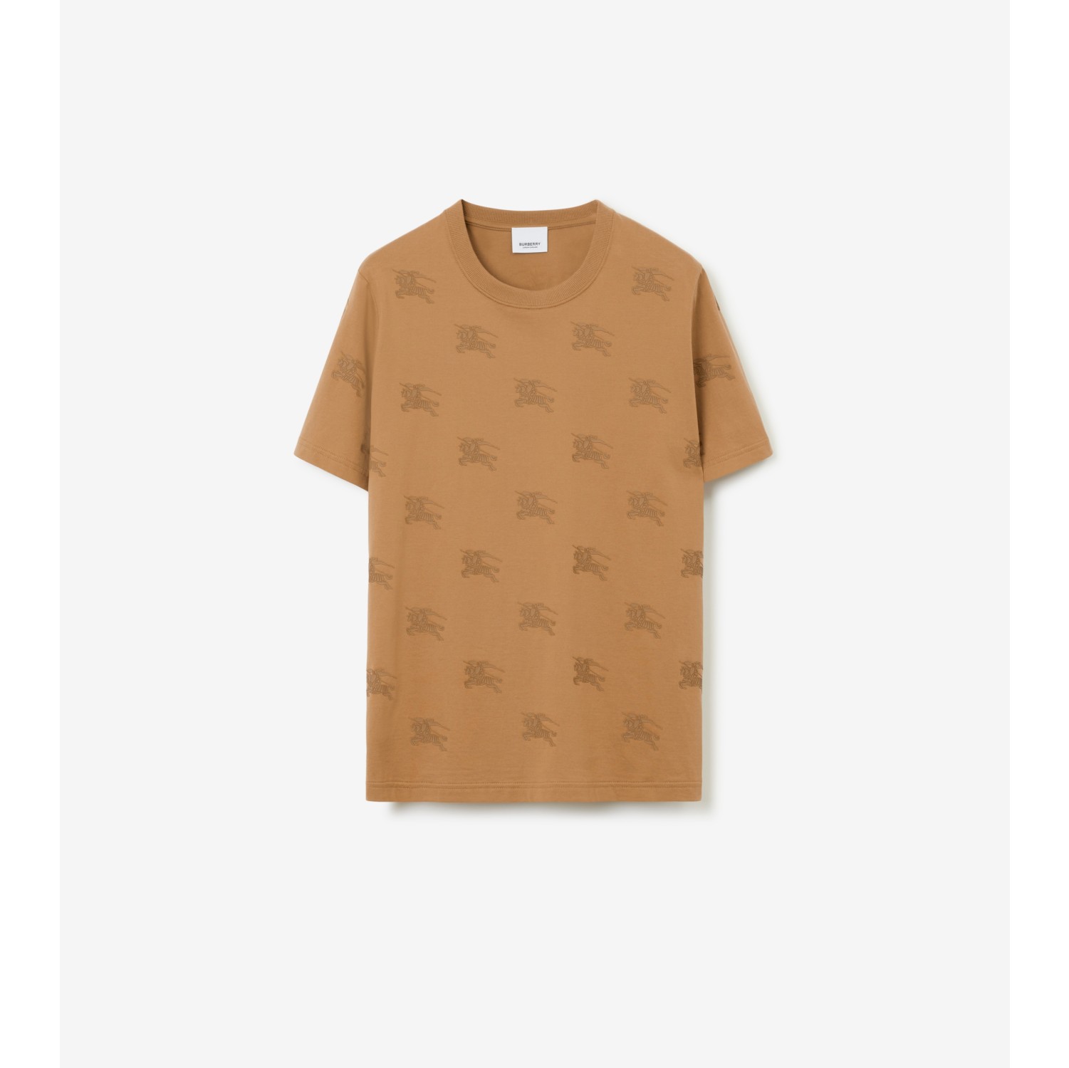 EKD Cotton T-shirt in Camel - Women | Burberry® Official