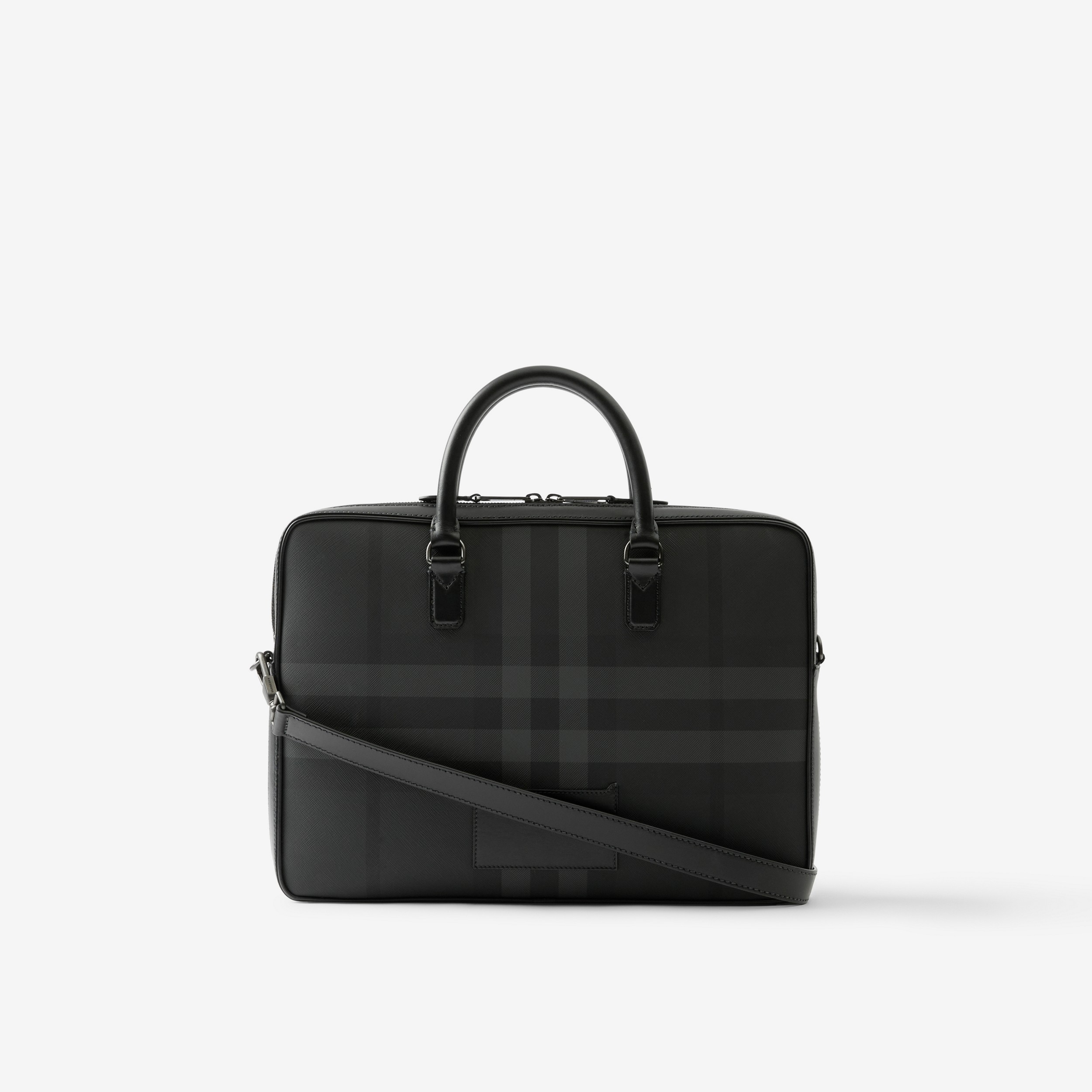 Slim Ainsworth Briefcase in Charcoal - Men | Burberry® Official - 3