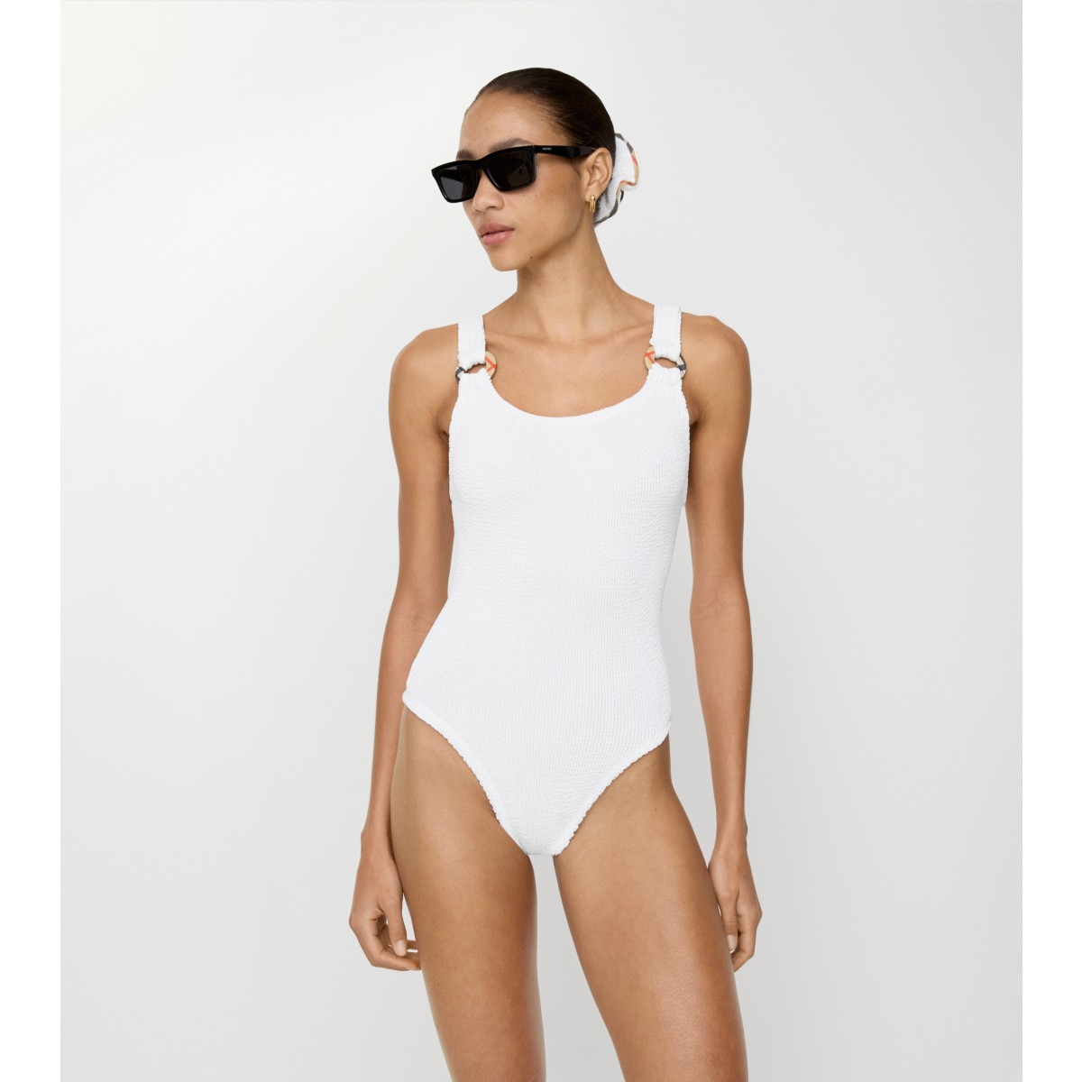  Check Domino Swimsuit