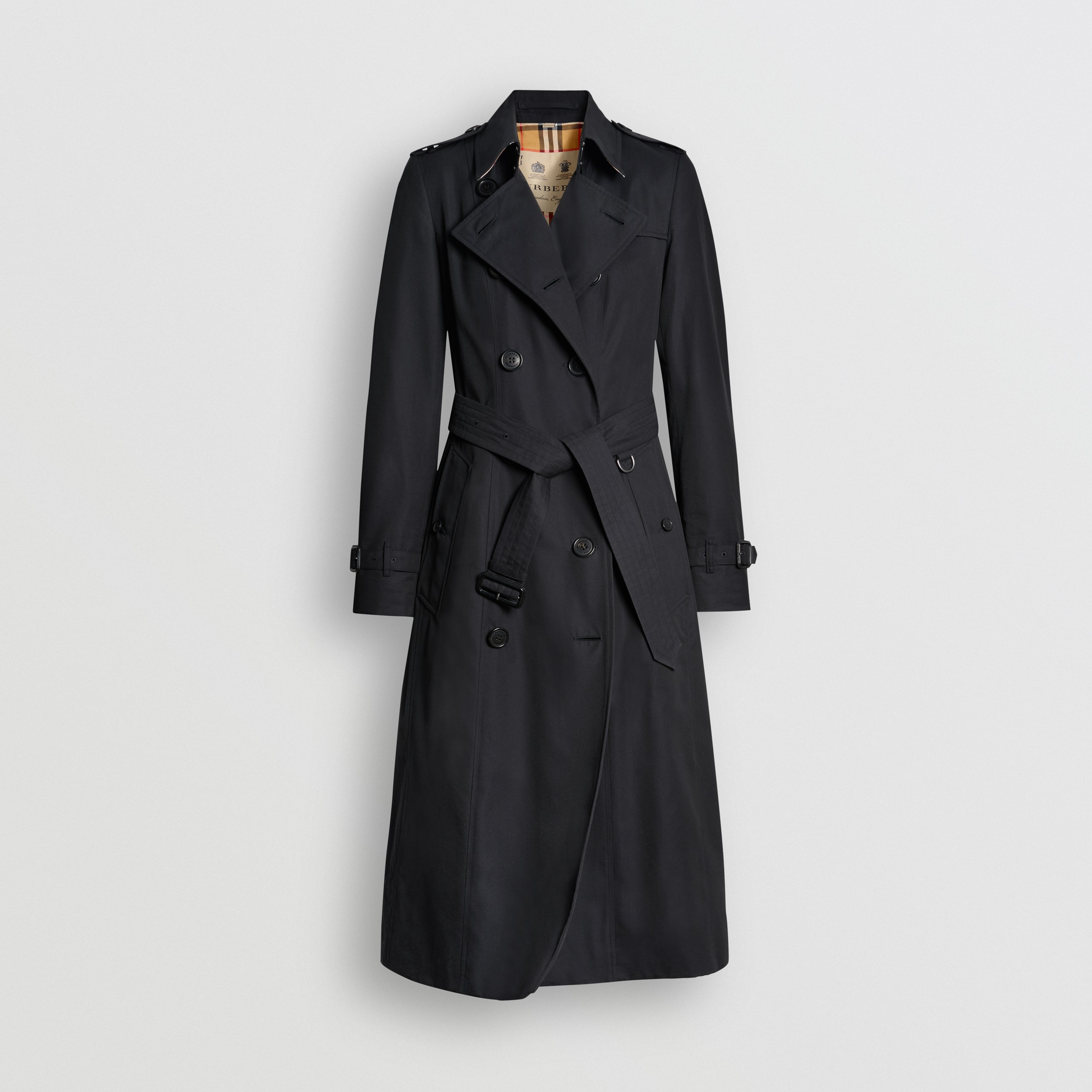 Trench Heritage long The Chelsea (Minuit) - Femme | Site officiel Burberry® - 4