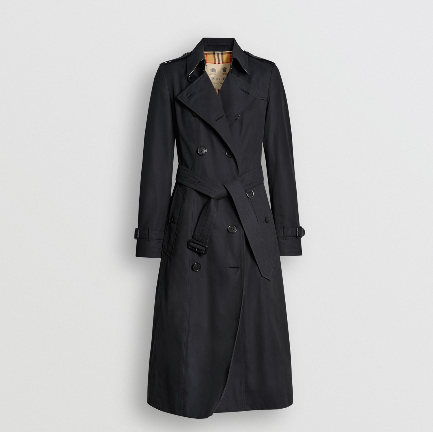 Trench coat Heritage The Chelsea lungo (Blu Notte) - Donna | Sito ufficiale Burberry®