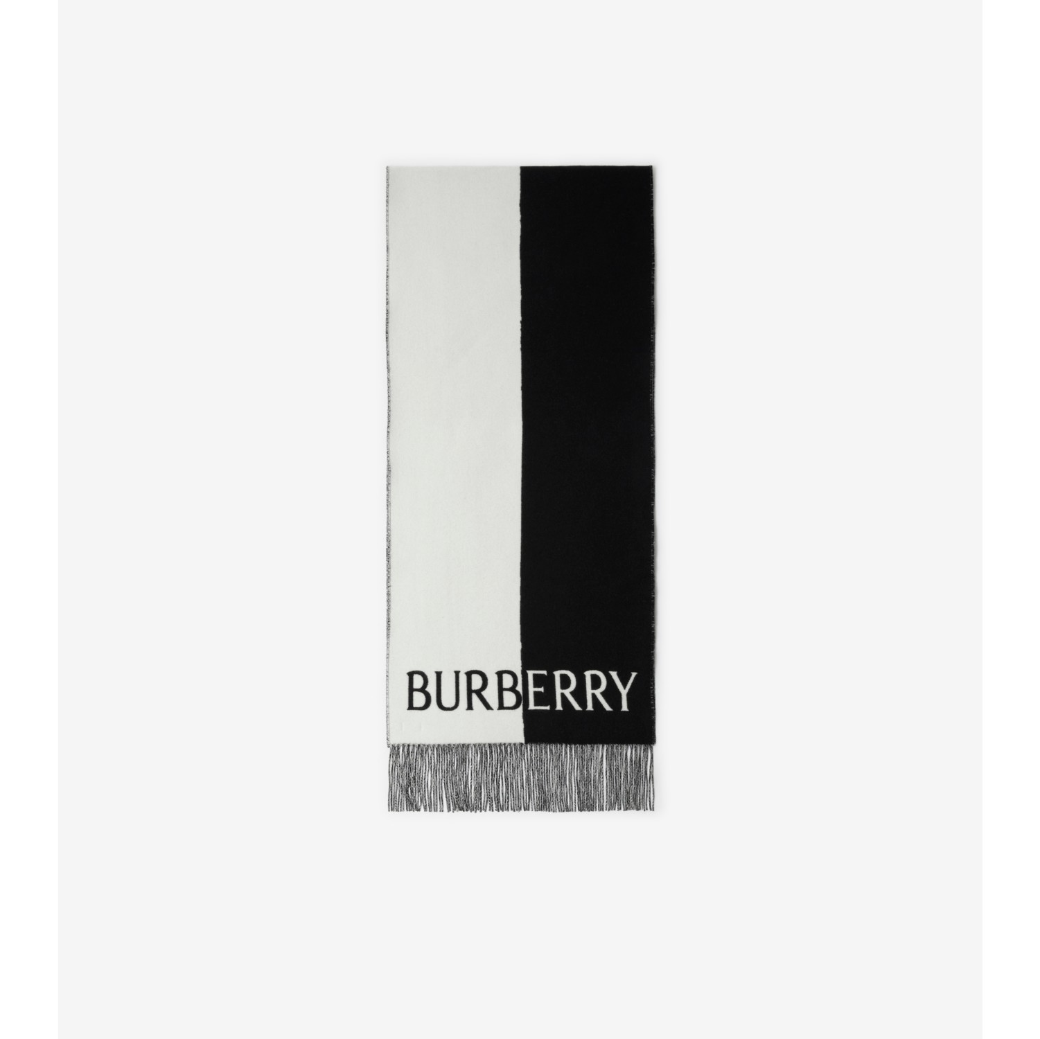 Burberry scarf cheap black and white