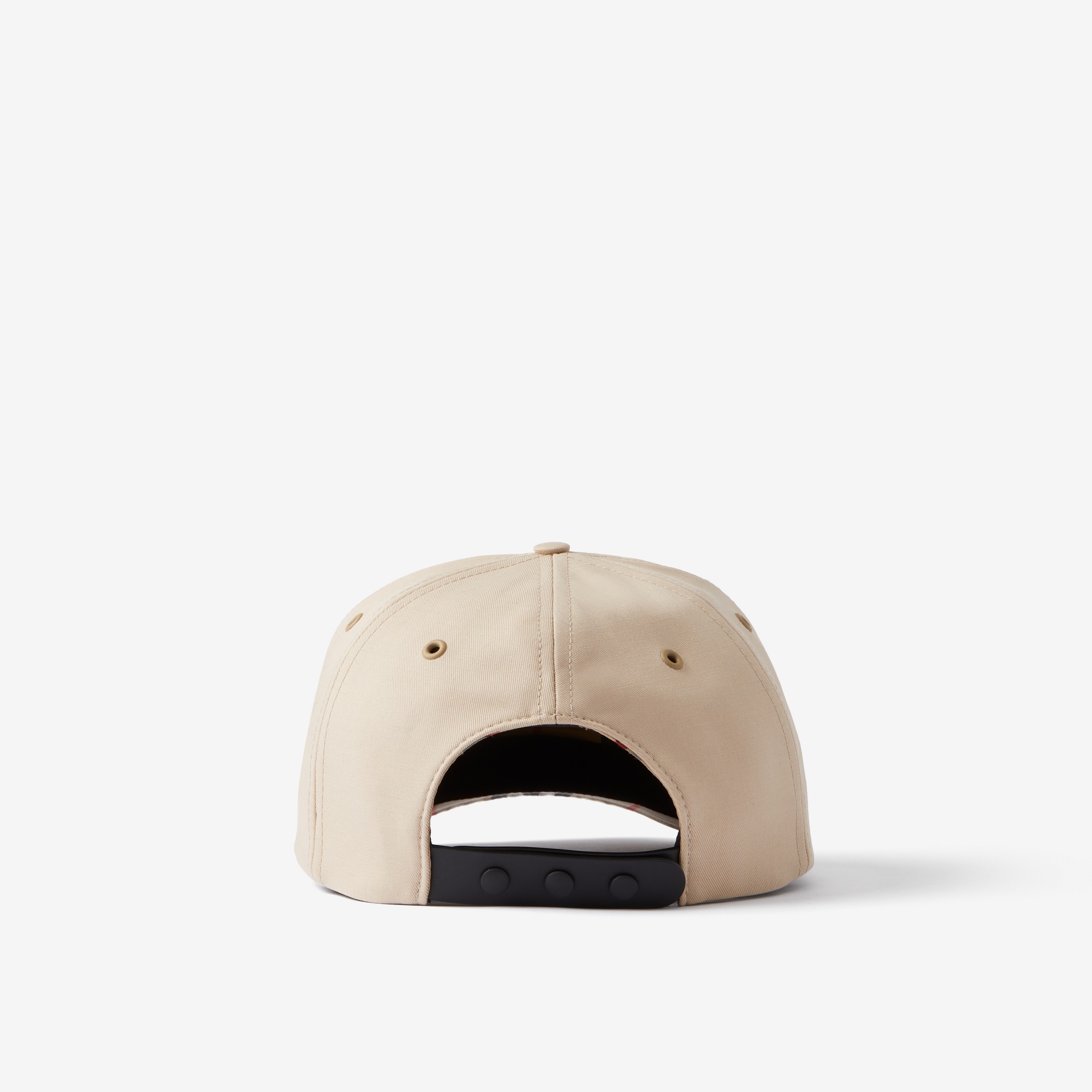 라벨 프린트 코튼 개버딘 야구 모자 (소프트 폰) | Burberry® - 3