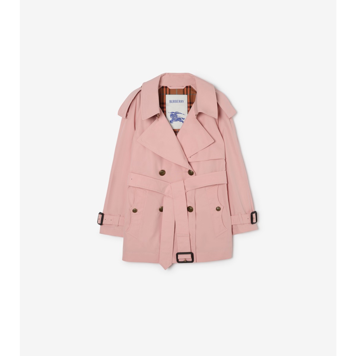  Check Short Lightweight Fitzrovia Trench Coat
