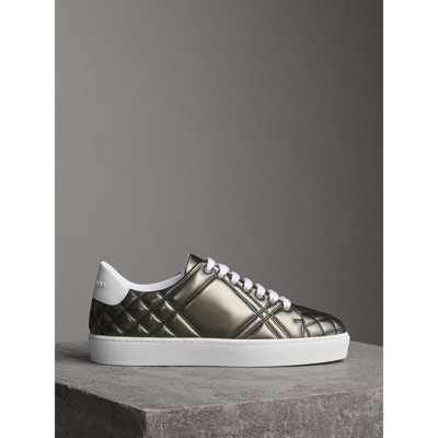 burberry sneakers womens grey