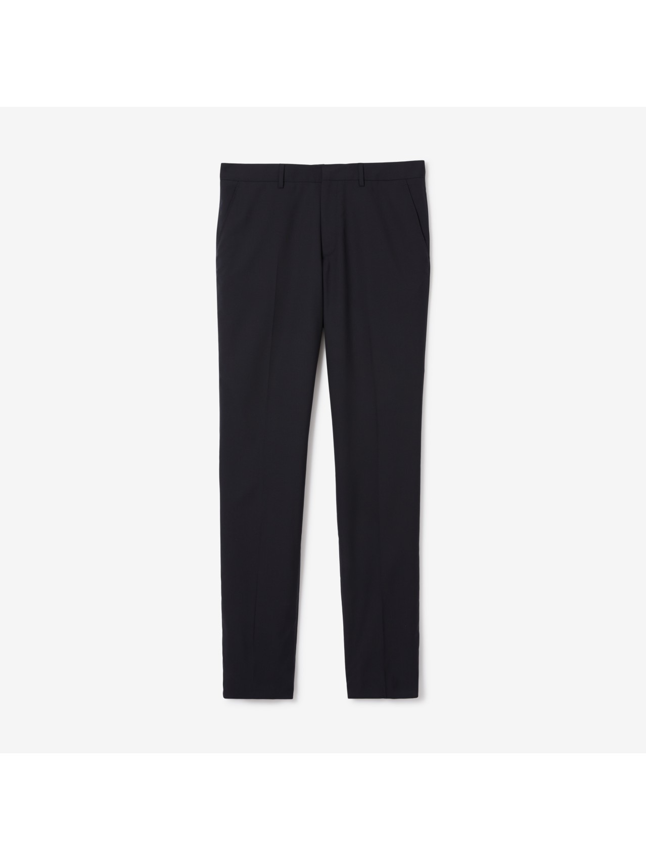 Slim Fit Wool Trousers in Charcoal - Men | Burberry® Official