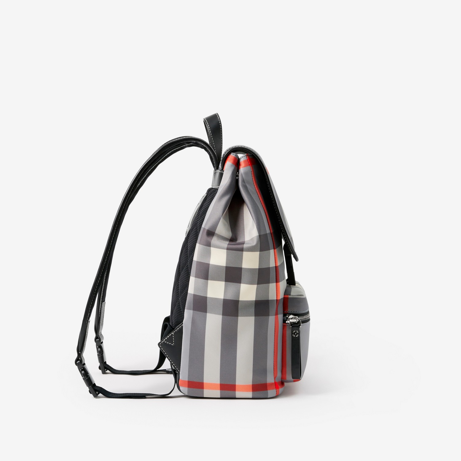 Check Cotton Backpack in Grey - Children | Burberry® Official