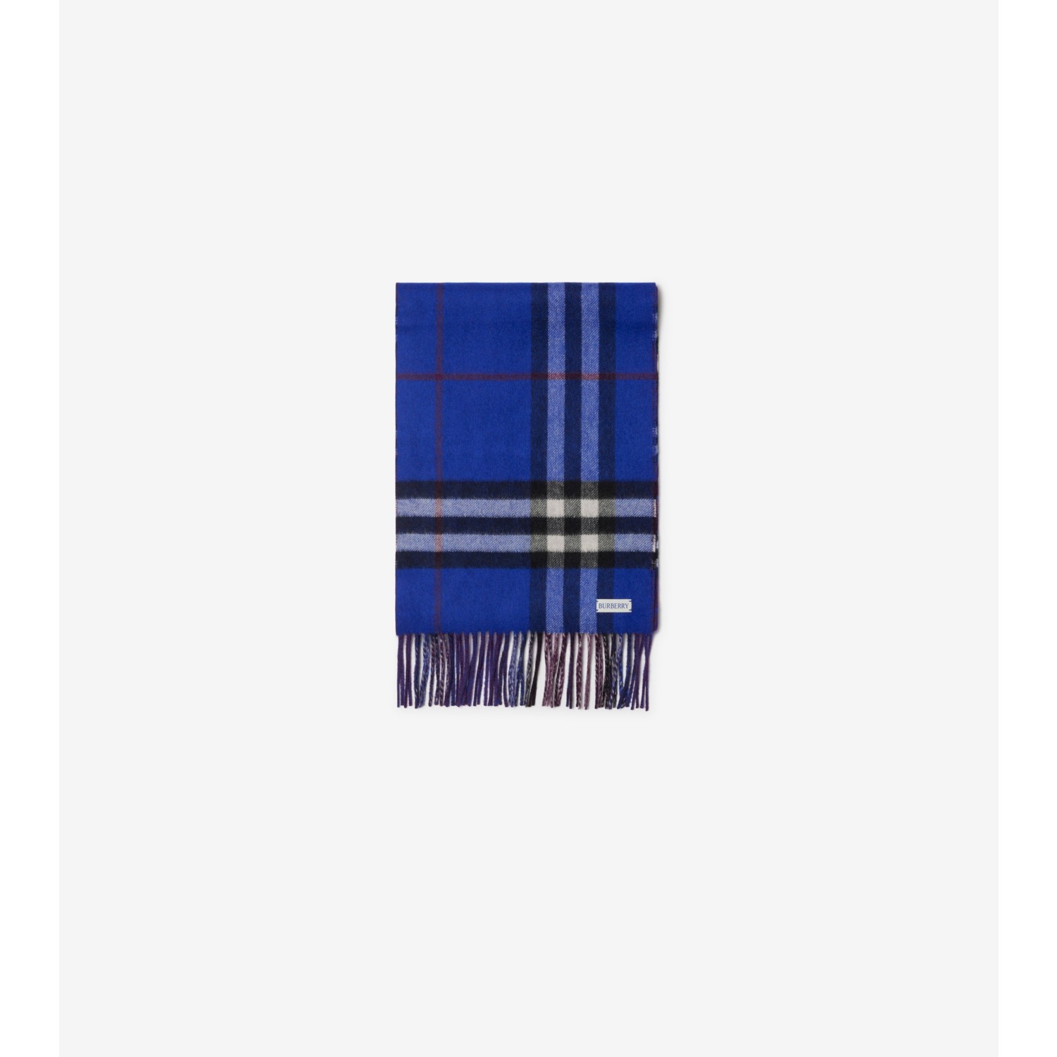 Reversible Check Cashmere Scarf