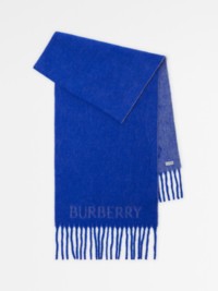 Check Cashmere Reversible Scarf 