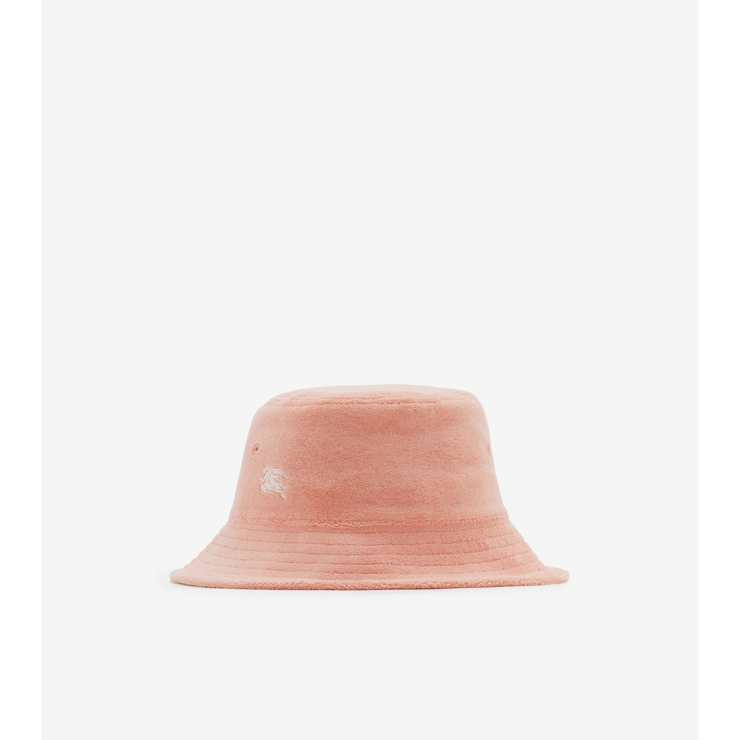 Towelling Bucket Hat in Dusty coral - Children | Burberry® Official