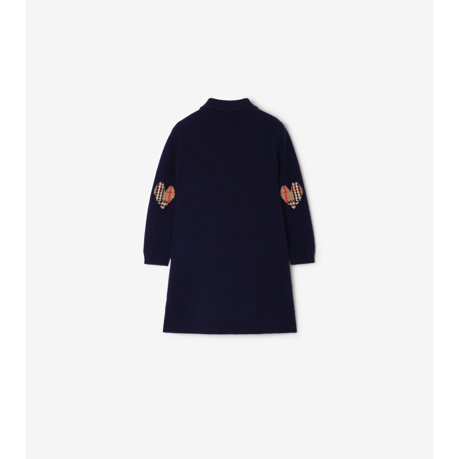 Heart Argyle Wool Dress