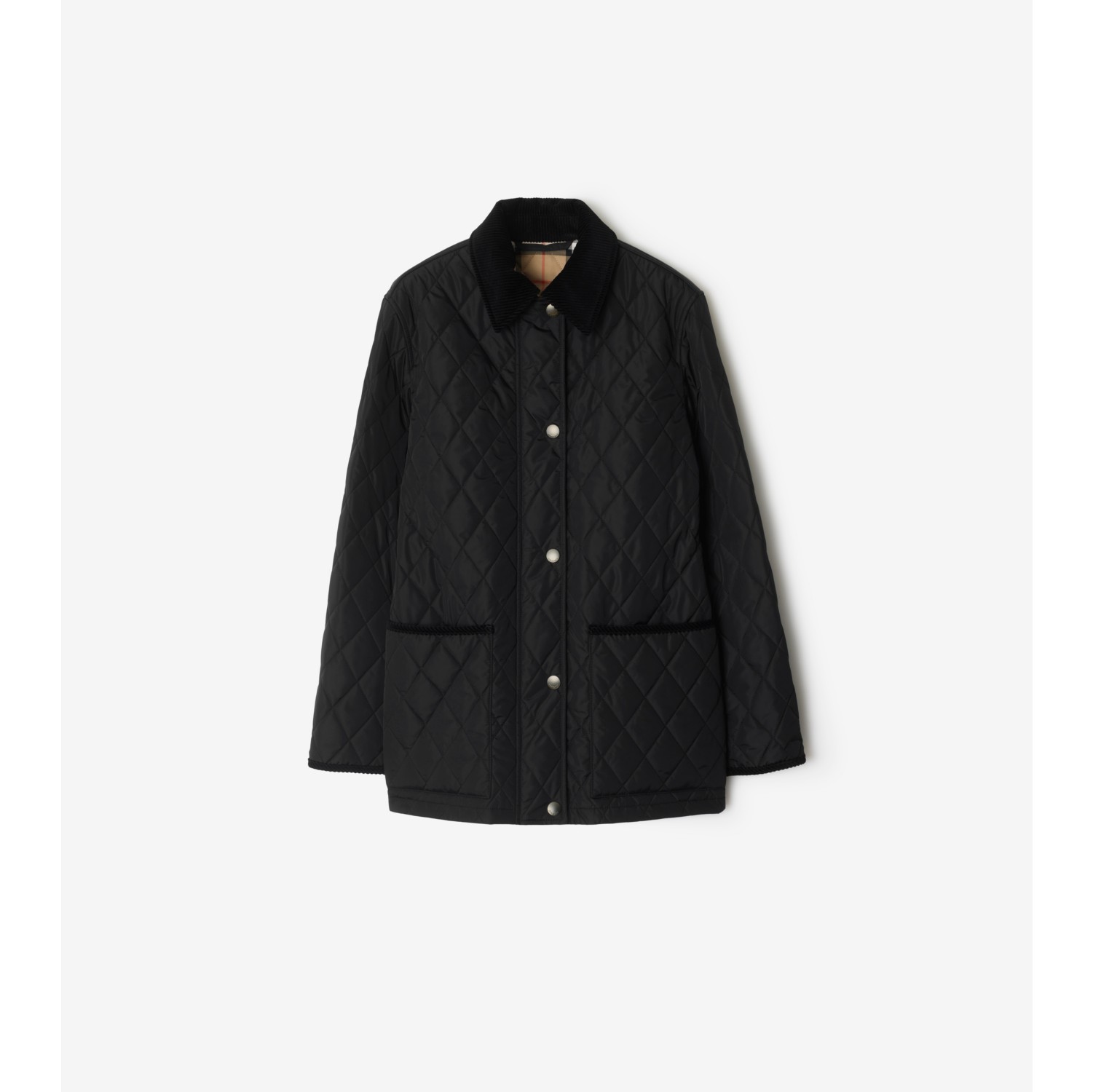 Giacca country in nylon trapuntato
