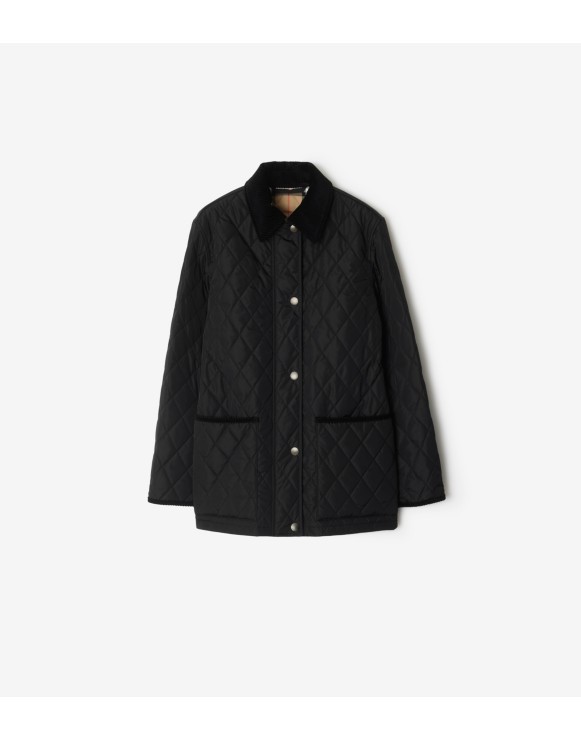 Quilted Nylon Barn Jacket