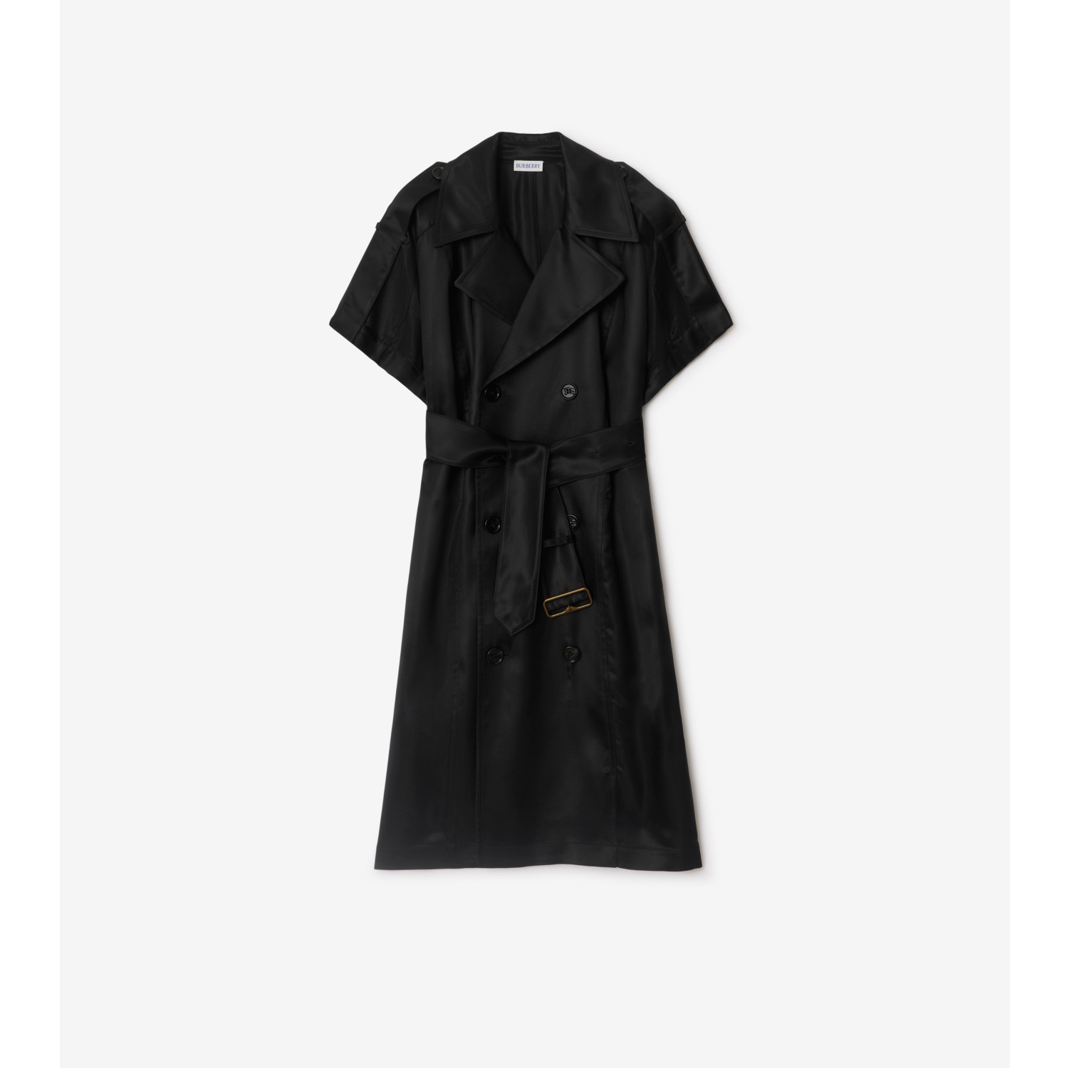 Robe trench en viscose