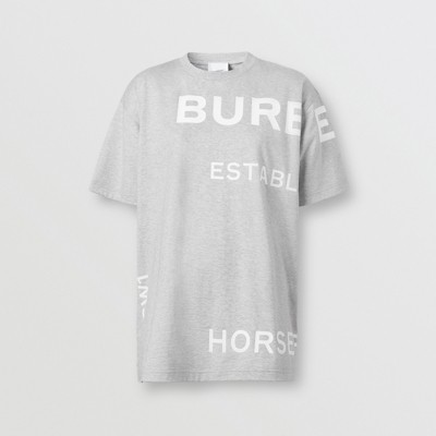 grey burberry t shirt