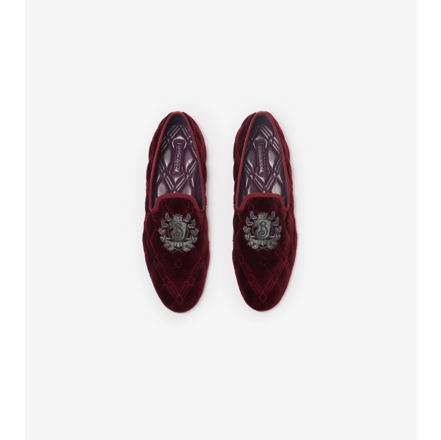 Quilted Velvet Estate Slippers