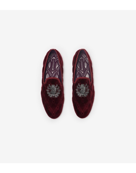 Quilted Velvet Estate Slippers