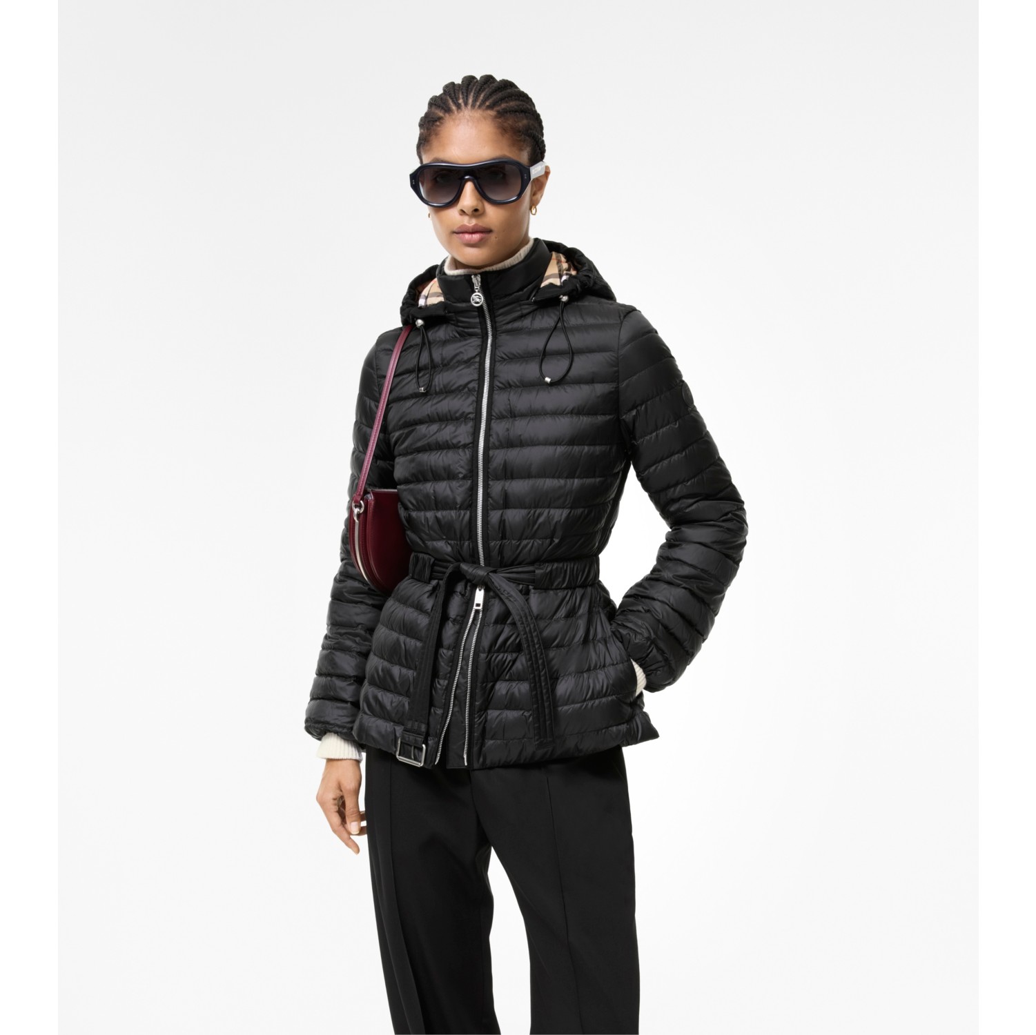Nylon Amberley Puffer Jacket