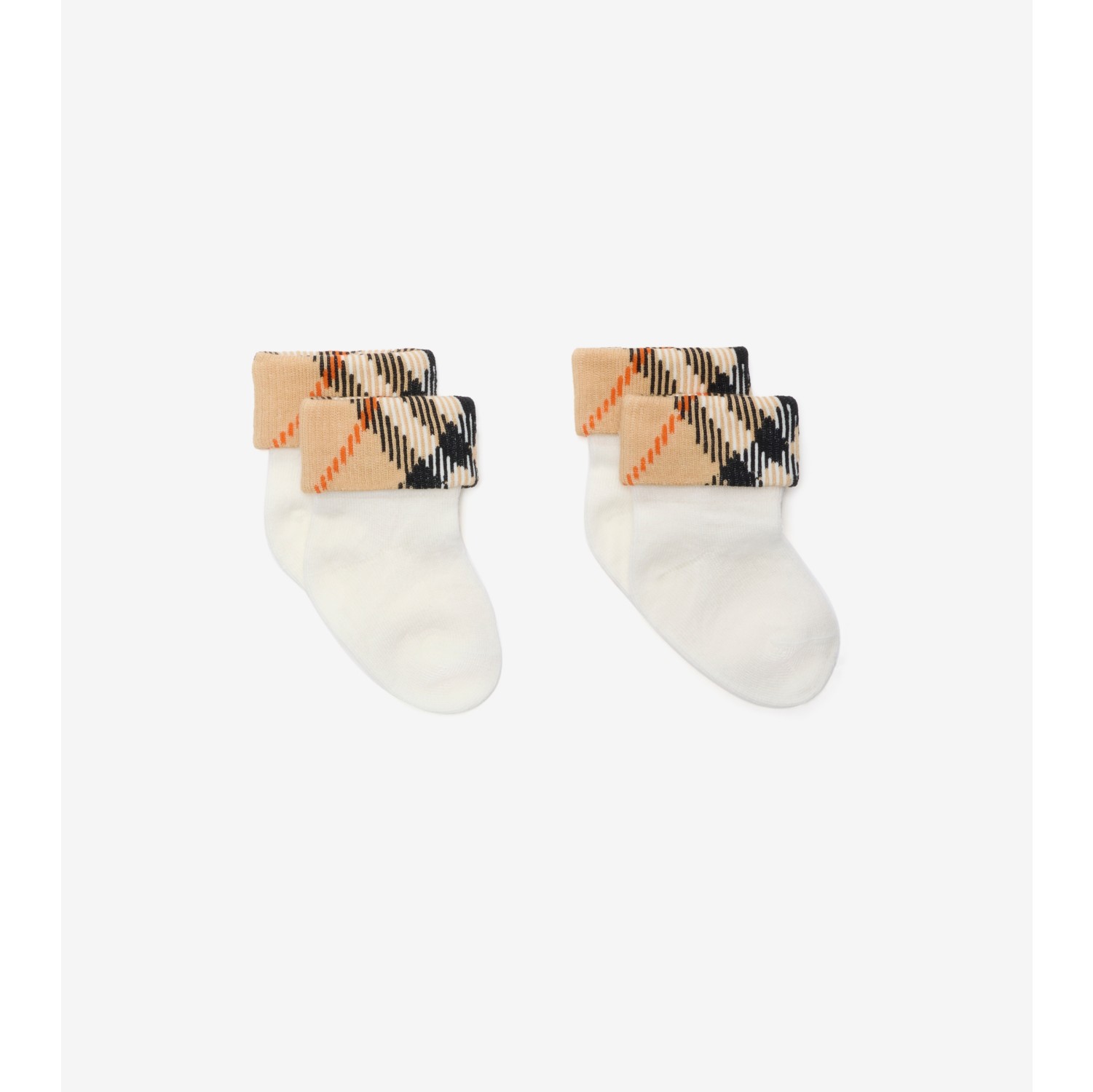 Two-piece Cotton Blend Socks Set