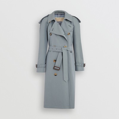 burberry blue trench coat