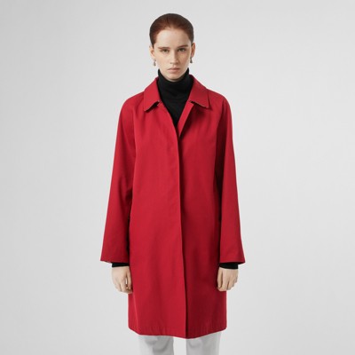 burberry red coat