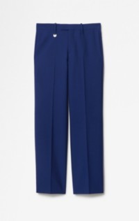 Wool Trousers in Marine