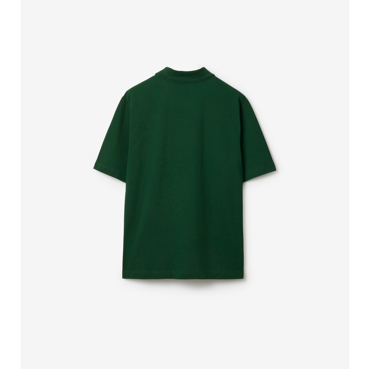 棉质 Polo 衫 (常春藤绿) - 男士 | Burberry® 博柏利官网