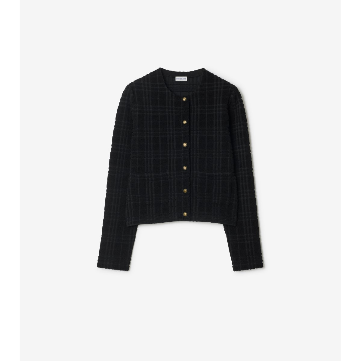  Check Wool Blend Jacket