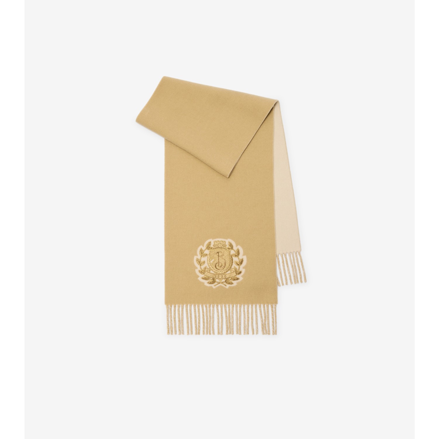 B Crest Cashmere Scarf