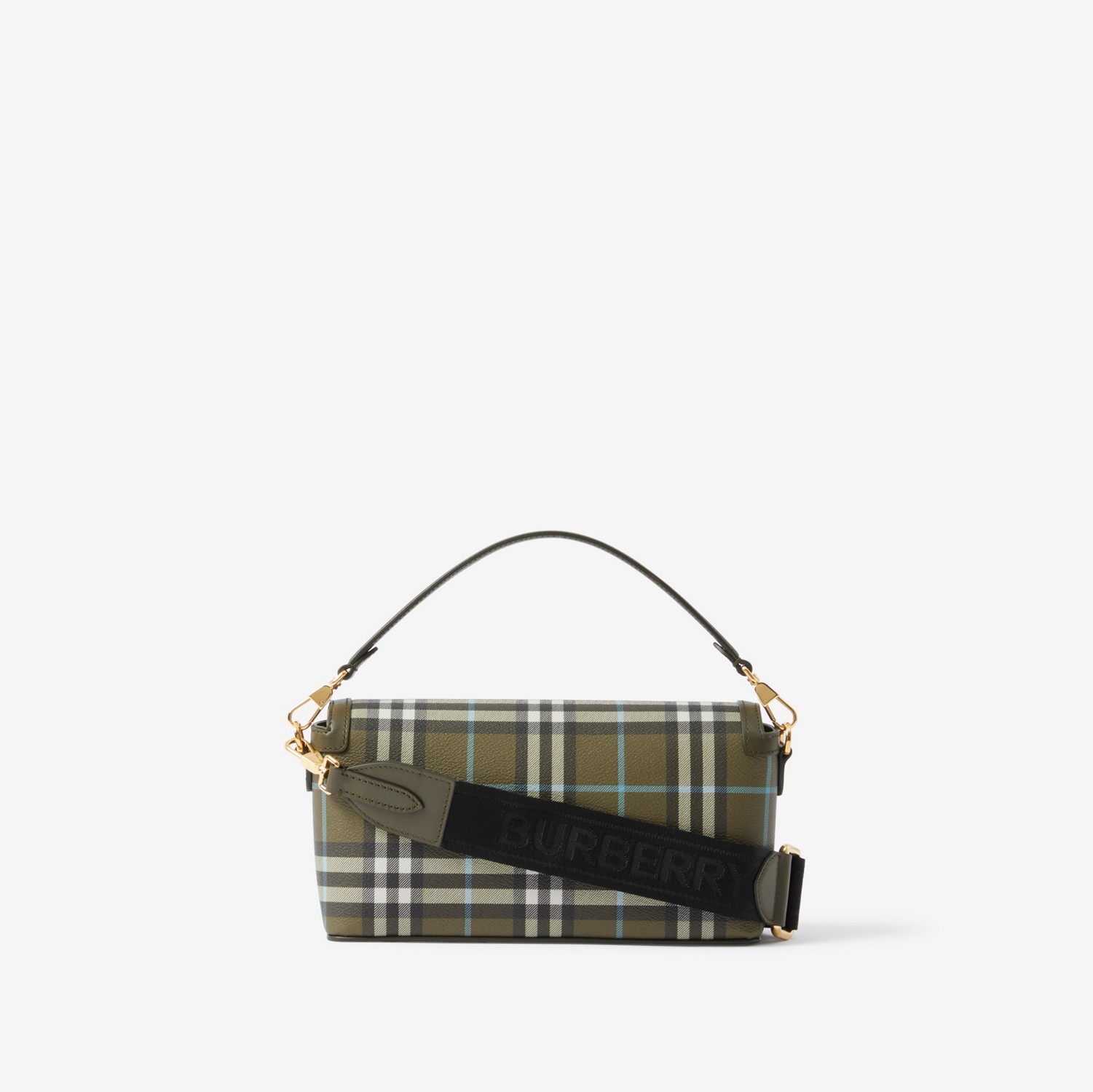 Top Handle Note Bag in Olive Green - Women | Burberry® Official