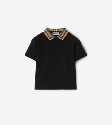 Burberry polo collar on sale