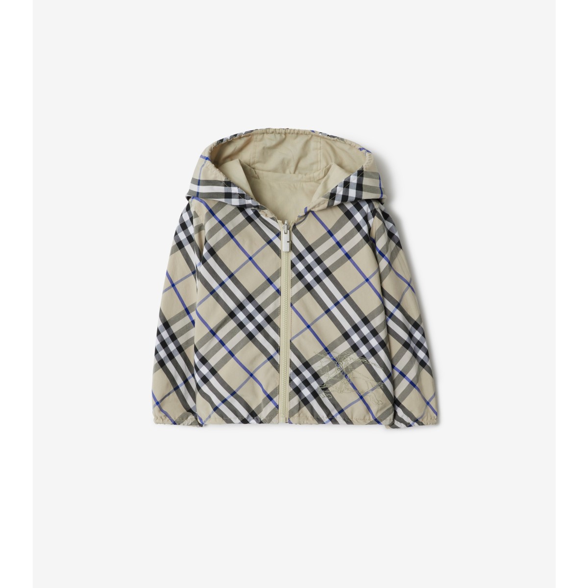 BURBERRY BURBERRY CHILDRENS REVERSIBLE CHECK COTTON BLEND JACKET 