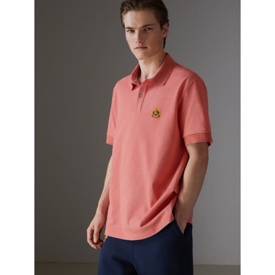 burberry polo shirt red