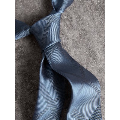 burberry blue check tie