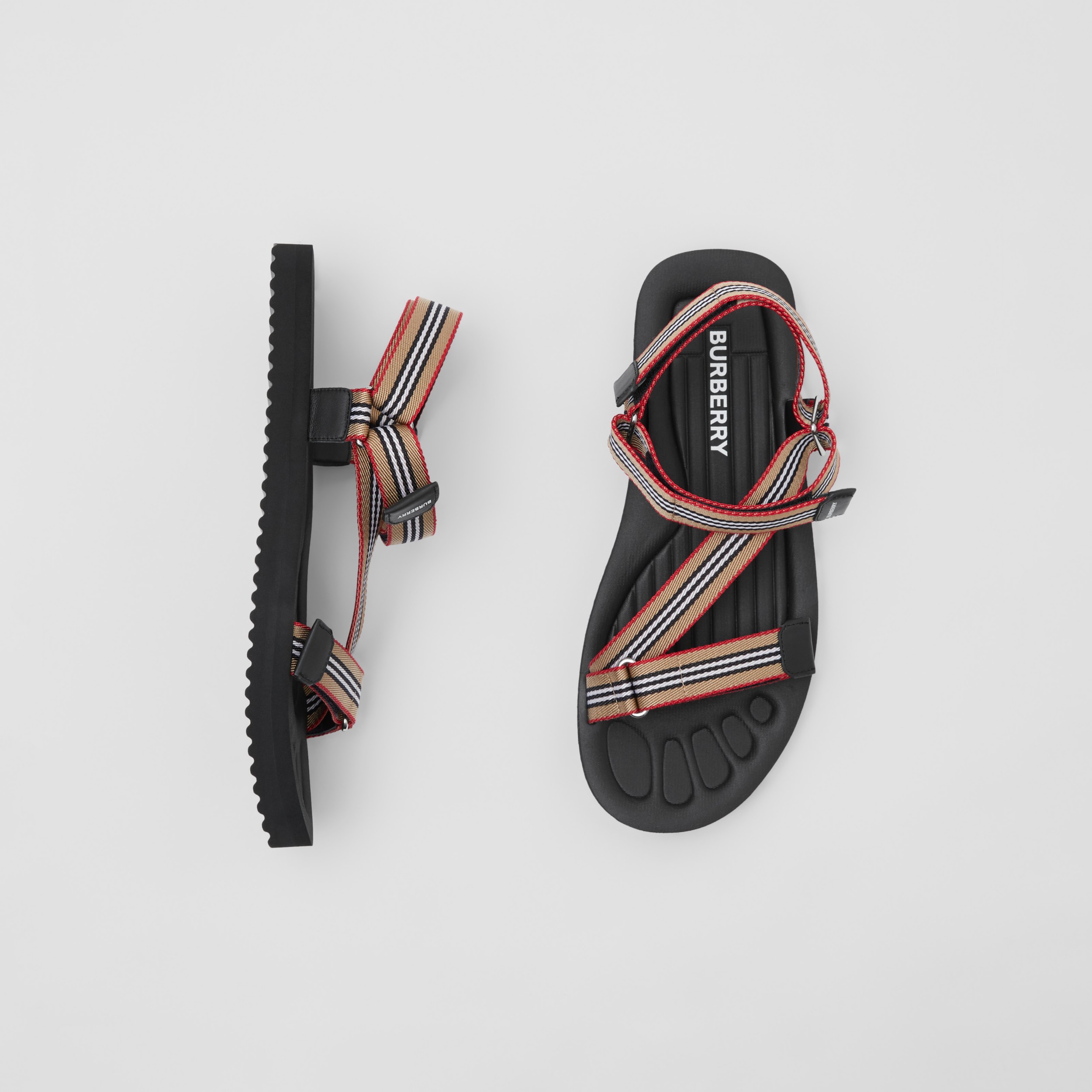 icon stripe sandals