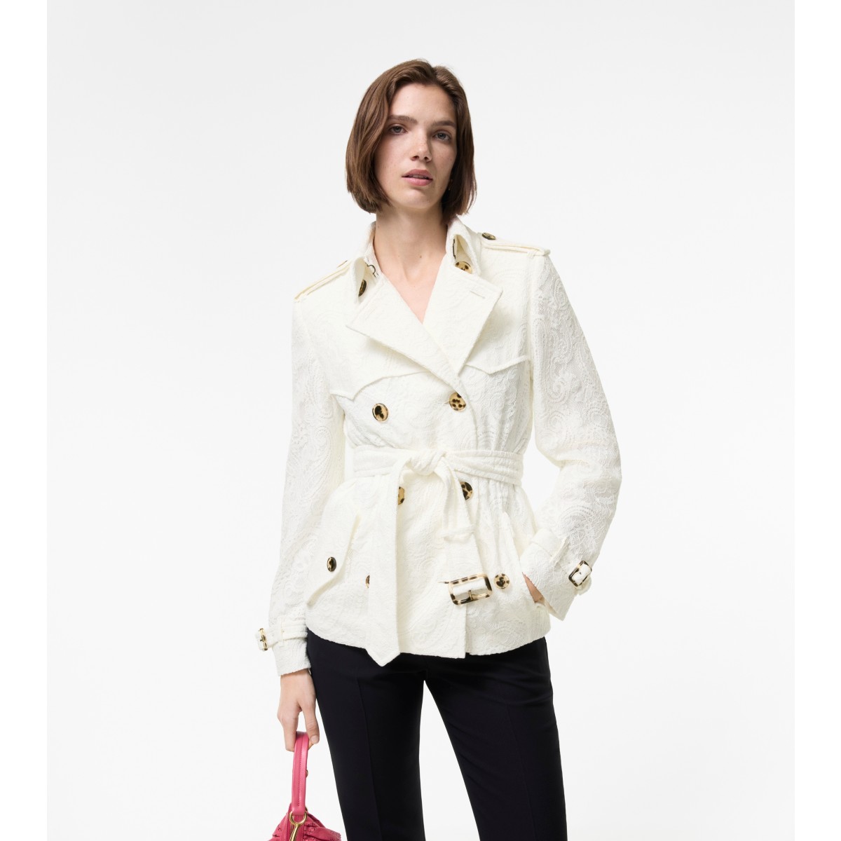  Paisley Short Lace Foxfield Trench Coat