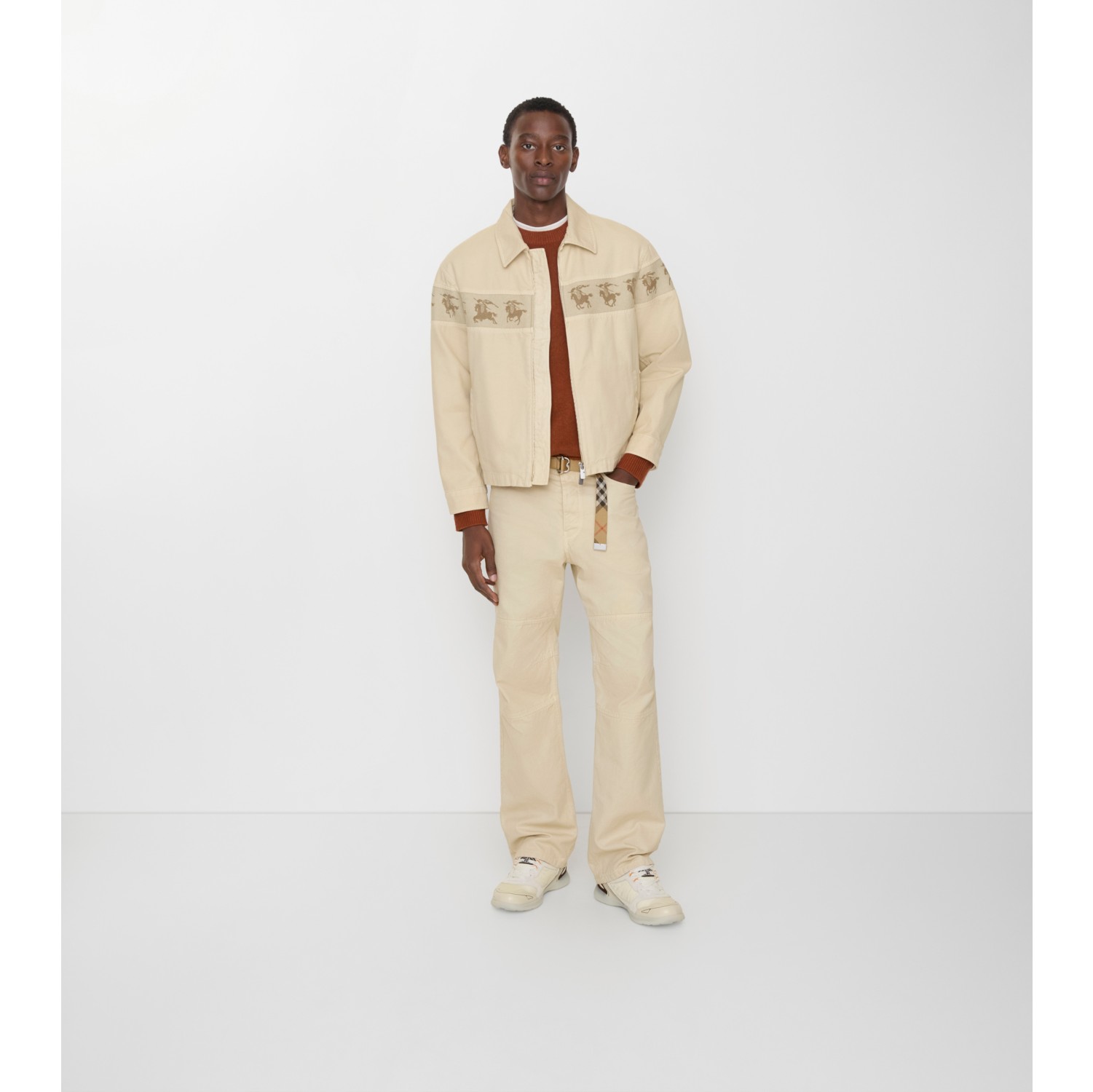 Cotton Canvas Workwear Trousers